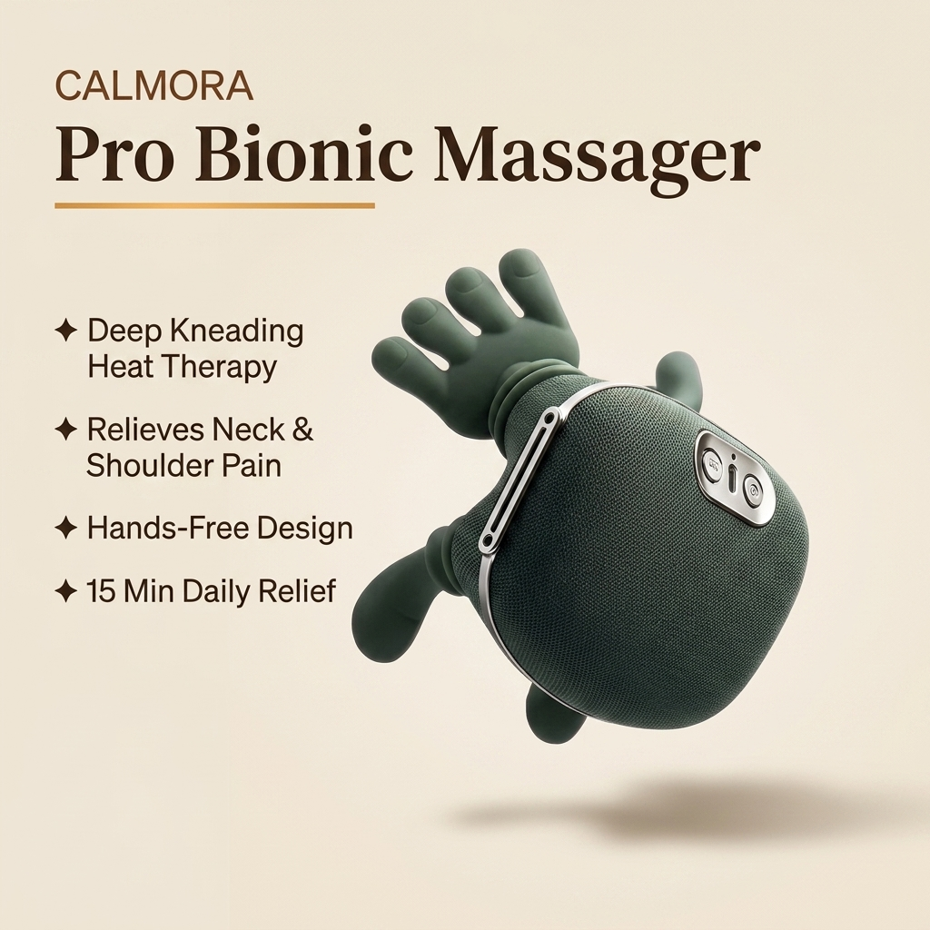 Calmoraβ’ Shoulder & Neck Kneading Massager