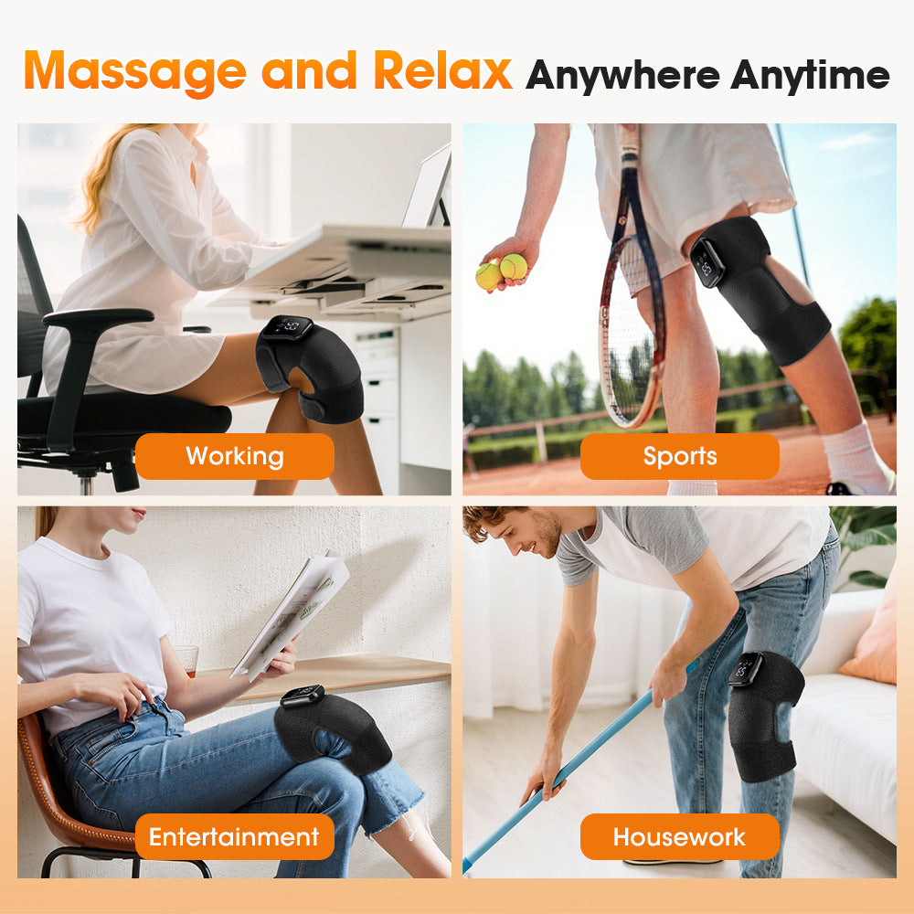 Calmora™ Heated Knee Massager — Heat + Vibration