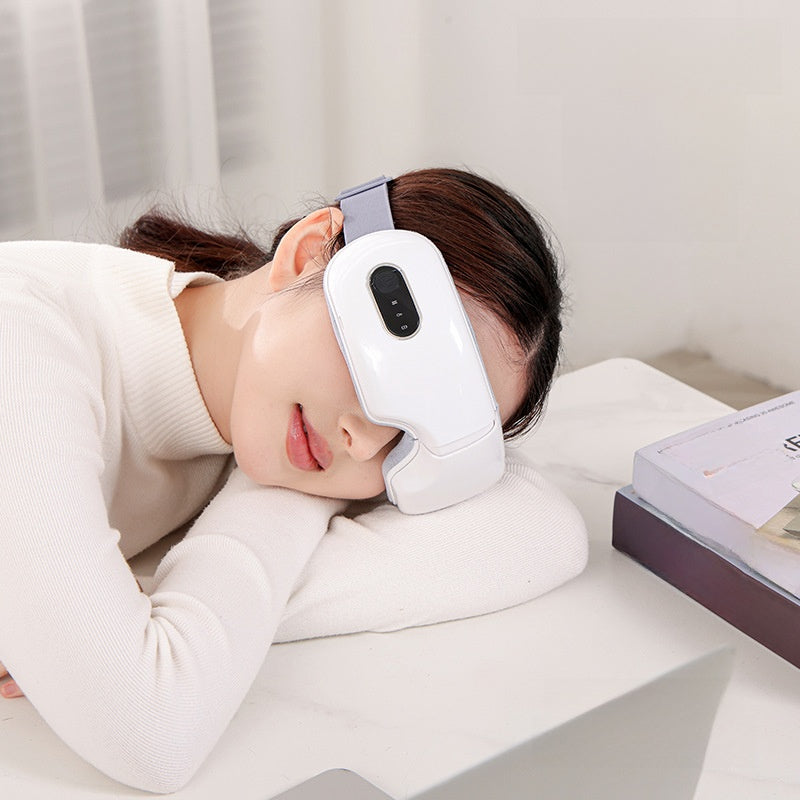 Calmora™ Smart Eye Massager — Heat, Compression & Bluetooth