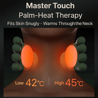 Calmora™ Pro Bionic Neck & Shoulder Massager — Heat + Kneading