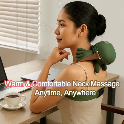 Calmora™ Wireless Neck Massager — Bionic Finger Kneading