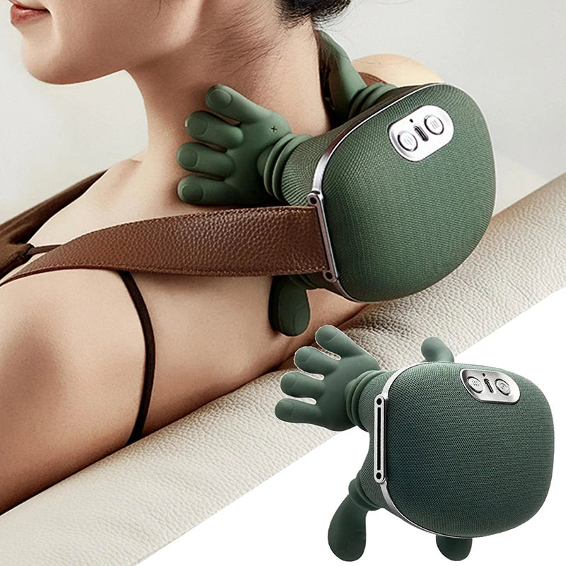 Calmora™ Pro Bionic Neck & Shoulder Massager — Heat + Kneading