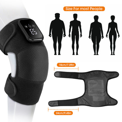 Calmora™ Heated Knee Massager — Heat + Vibration