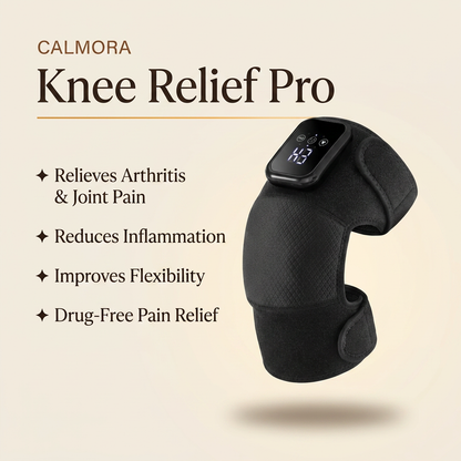 Calmora™ Heated Knee Massager — Heat + Vibration