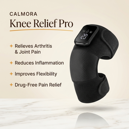 Calmora™ Heated Knee Massager — Heat + Vibration